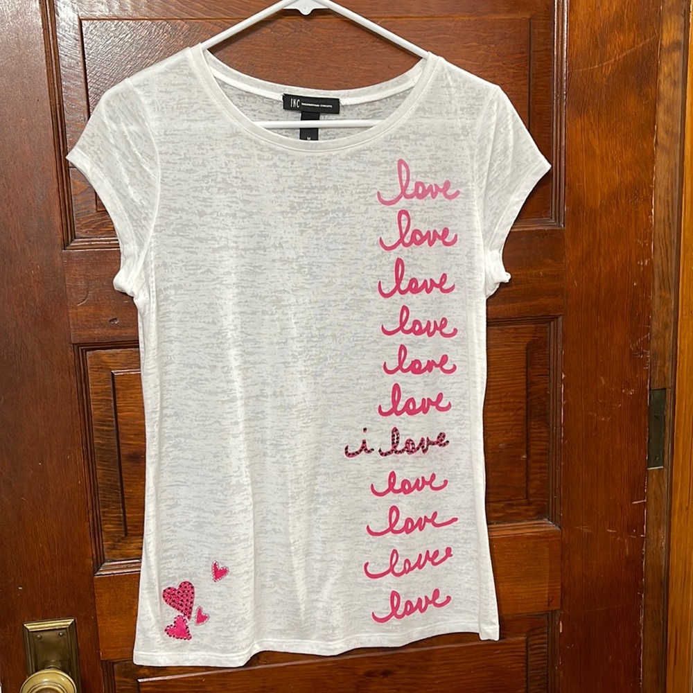 INC “I ❤️ You” Summer Tee
